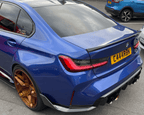 BMW G80/G81 M3 - Carbon Fibre Rear Bumper Corners MP Style