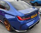 BMW G82/G83 M4 - Carbon Fibre Rear Bumper Corners MP Style