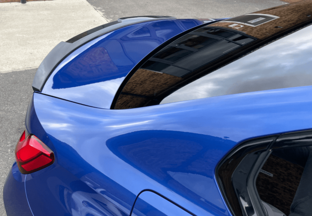 BMW G82 M4/G22  Coupé - Carbon Fibre V Style Boot Spoiler