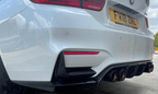 BMW M3 & M4 (F80 F82 F83) Gloss Black Diffuser 3pcs - V STYLE