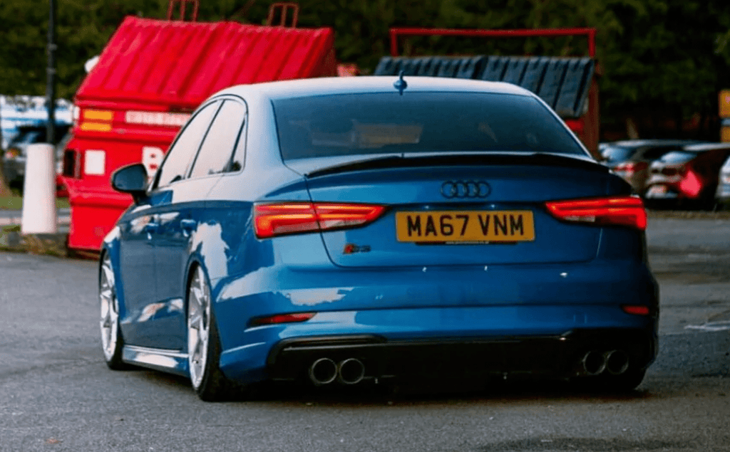 AUDI A3 S3 RS3 8V SALOON CARBON FIBRE SPOILER - V STYLE