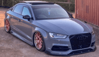 AUDI A3 S-LINE & S3 FACELIFT SALOON 8V CARBON FIBRE SPLITTER