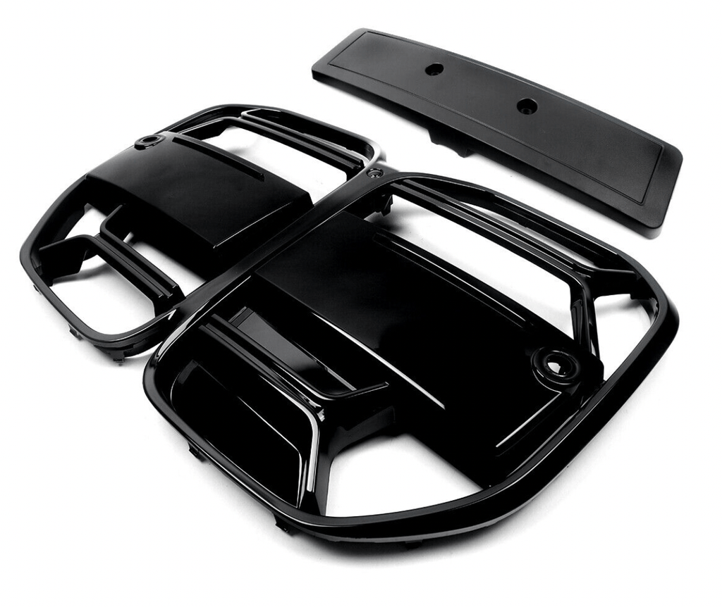 Gloss Black CSL Style Front Grille for BMW 4-Series G22 G23 2021+