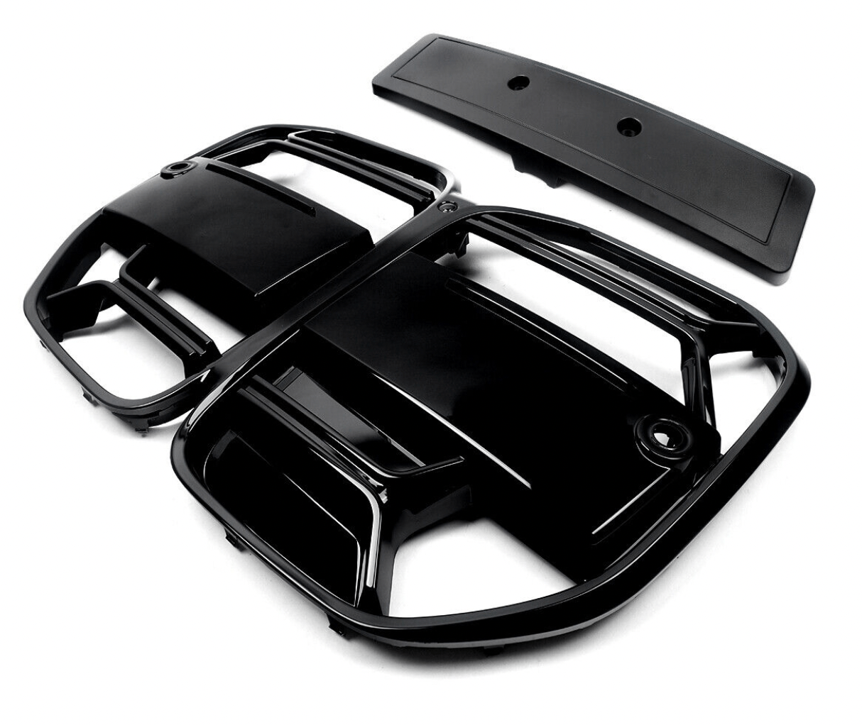 Gloss Black CSL Style Front Grille for BMW 4-Series G22 G23 2021+