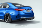 FUTURE DESIGN - MERCEDES BENZ W206 C CLASS C300 CARBON FIBRE REAR DIFFUSER