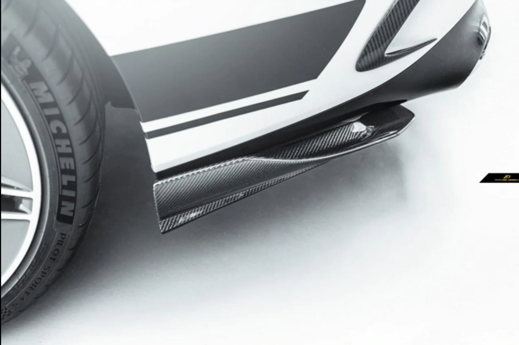 FUTURE DESIGN - MERCEDES BENZ C118 CLA CLA 35 CLA 45 CARBON FIBRE REAR BUMPER SIDE SKIRTS