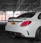 Mercedes W205/C63 Saloon Carbon Fibre Ducktail Spoiler