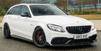 Mercedes W205 C63 Saloon Estate Carbon Fibre Splitter - B Style