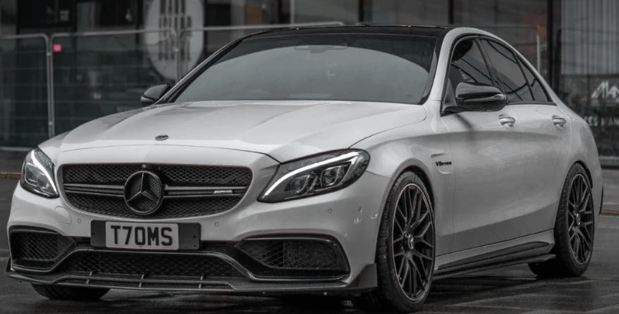 Mercedes W205 C63 Saloon Estate Carbon Fibre Splitter - B Style