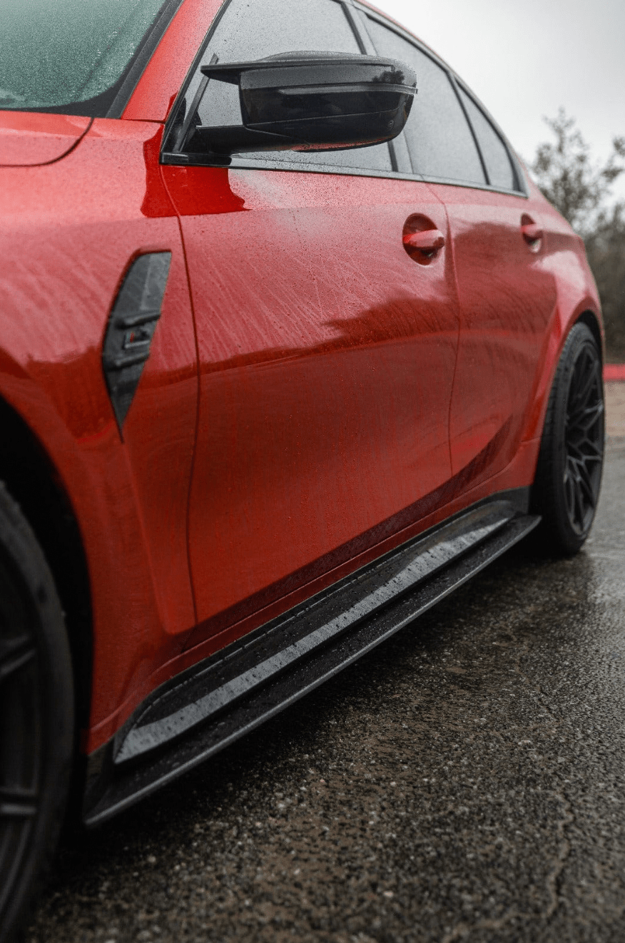 BMW M3 G80/G81 - Carbon Fibre Side Skirt Replacement & Extension - CT Design