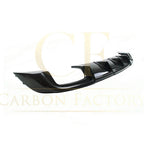 Small Fin Style Carbon Fibre Rear Diffuser for Audi A3 Hatchback (Non S Line) 17-19
