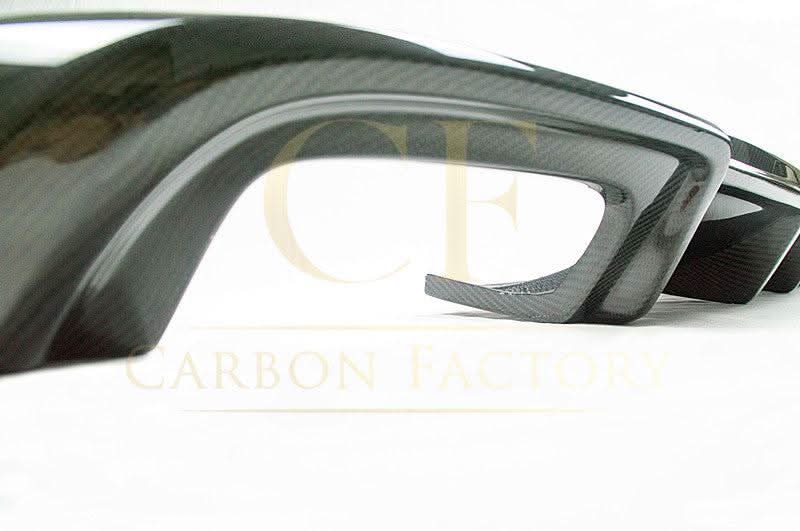 Small Fin Style Carbon Fibre Rear Diffuser for Audi A3 Hatchback (Non S Line) 17-19