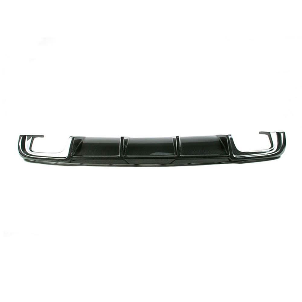 Small Fin Style Carbon Fibre Rear Diffuser for Audi A3 Hatchback (Non S Line) 17-19
