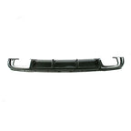 Small Fin Style Carbon Fibre Rear Diffuser for Audi A3 Hatchback (Non S Line) 17-19