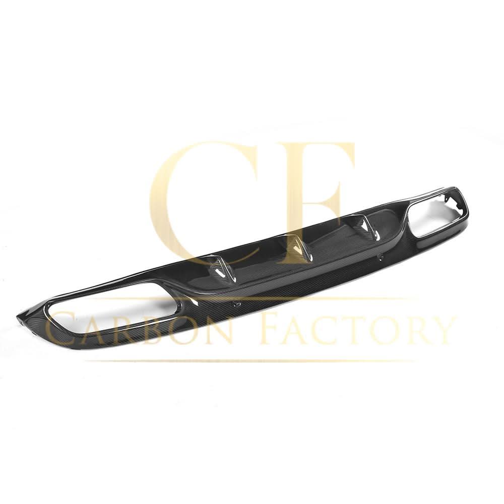 Small Fin Style Carbon Fibre Rear Diffuser for Mercedes W205 C Class & C63 2 Door 15-21