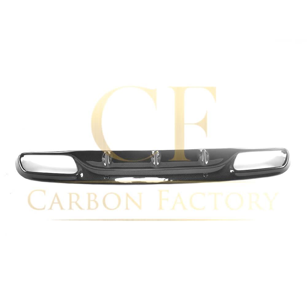 Small Fin Style Carbon Fibre Rear Diffuser for Mercedes W205 C Class & C63 2 Door 15-21