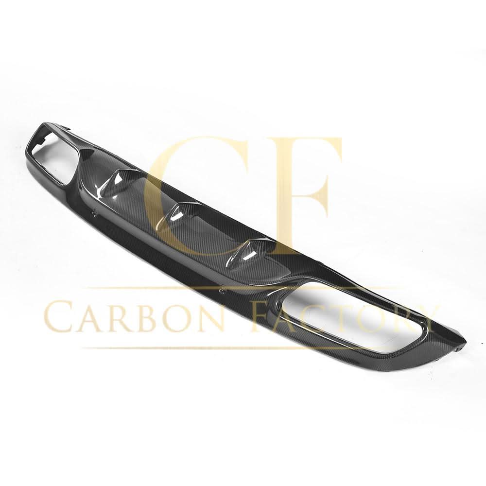 Small Fin Style Carbon Fibre Rear Diffuser for Mercedes W205 C Class & C63 2 Door 15-21