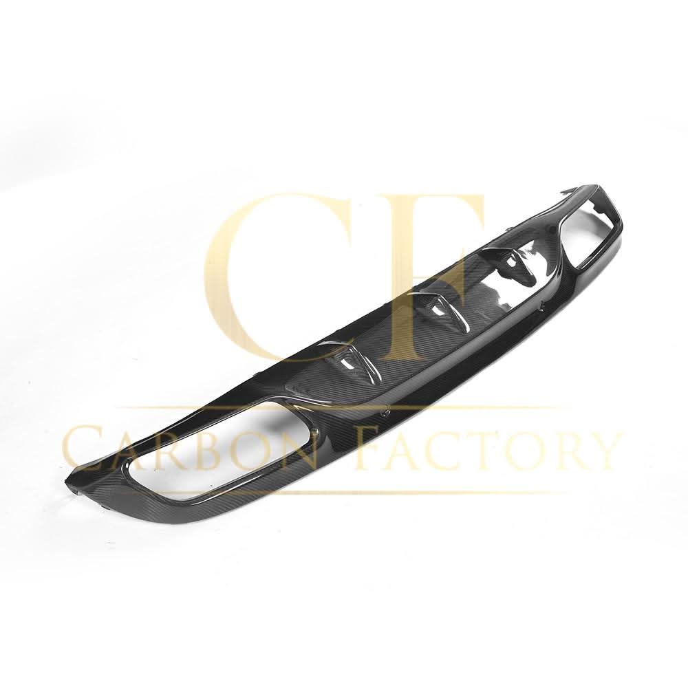 Small Fin Style Carbon Fibre Rear Diffuser for Mercedes W205 C Class & C63 2 Door 15-21