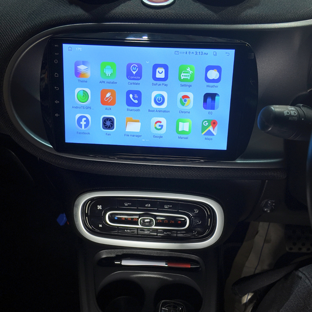 Mercedes-Benz Smart for Two/Four Apple Carplay / Android Auto 9" Stereo Upgrade 2014-2021