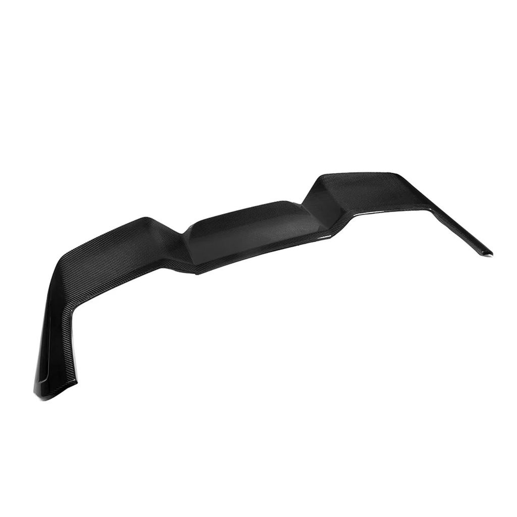 SooQoo BMW F95 X5M LCI Rear Roof Spoiler In Gloss Carbon Fibre