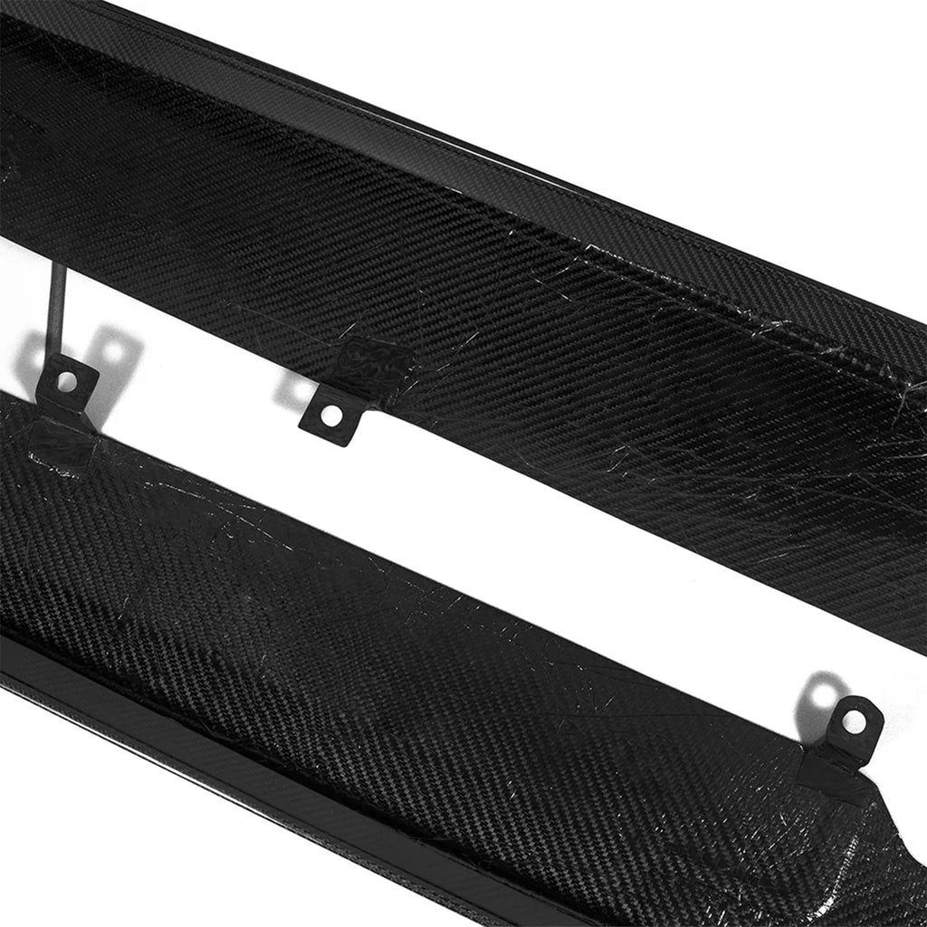 SooQoo BMW F95 X5M LCI Side Skirts In Gloss Carbon Fibre