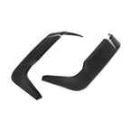 SooQoo BMW F96 X6M Rear Bumper Inserts In Gloss Carbon Fibre