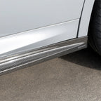 SooQoo BMW F97 X3M & F98 X4M SQ-B Side Skirts In Gloss Pre Preg Carbon Fibre