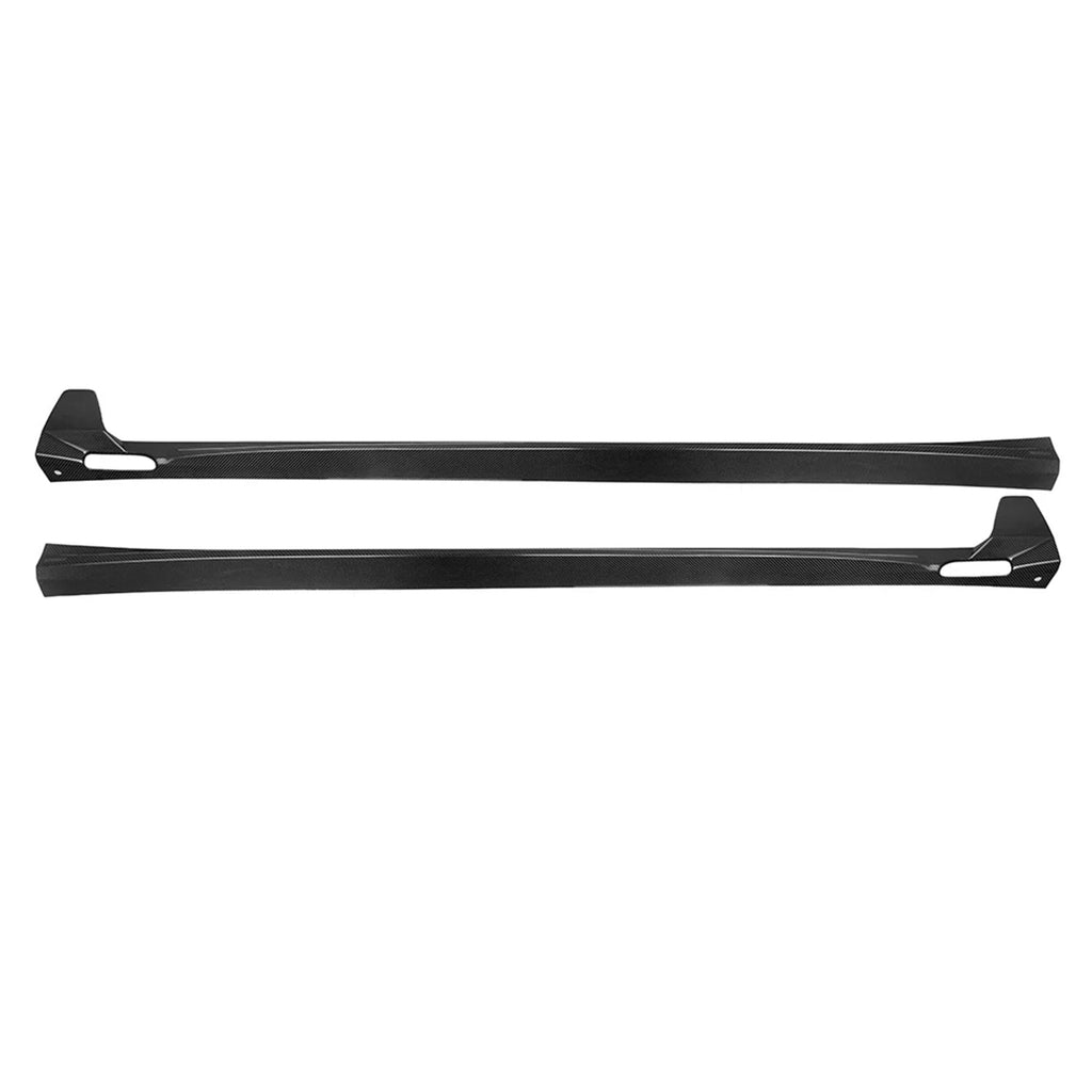 SooQoo BMW F97 X3M & F98 X4M SQ-B Side Skirts In Gloss Pre Preg Carbon Fibre