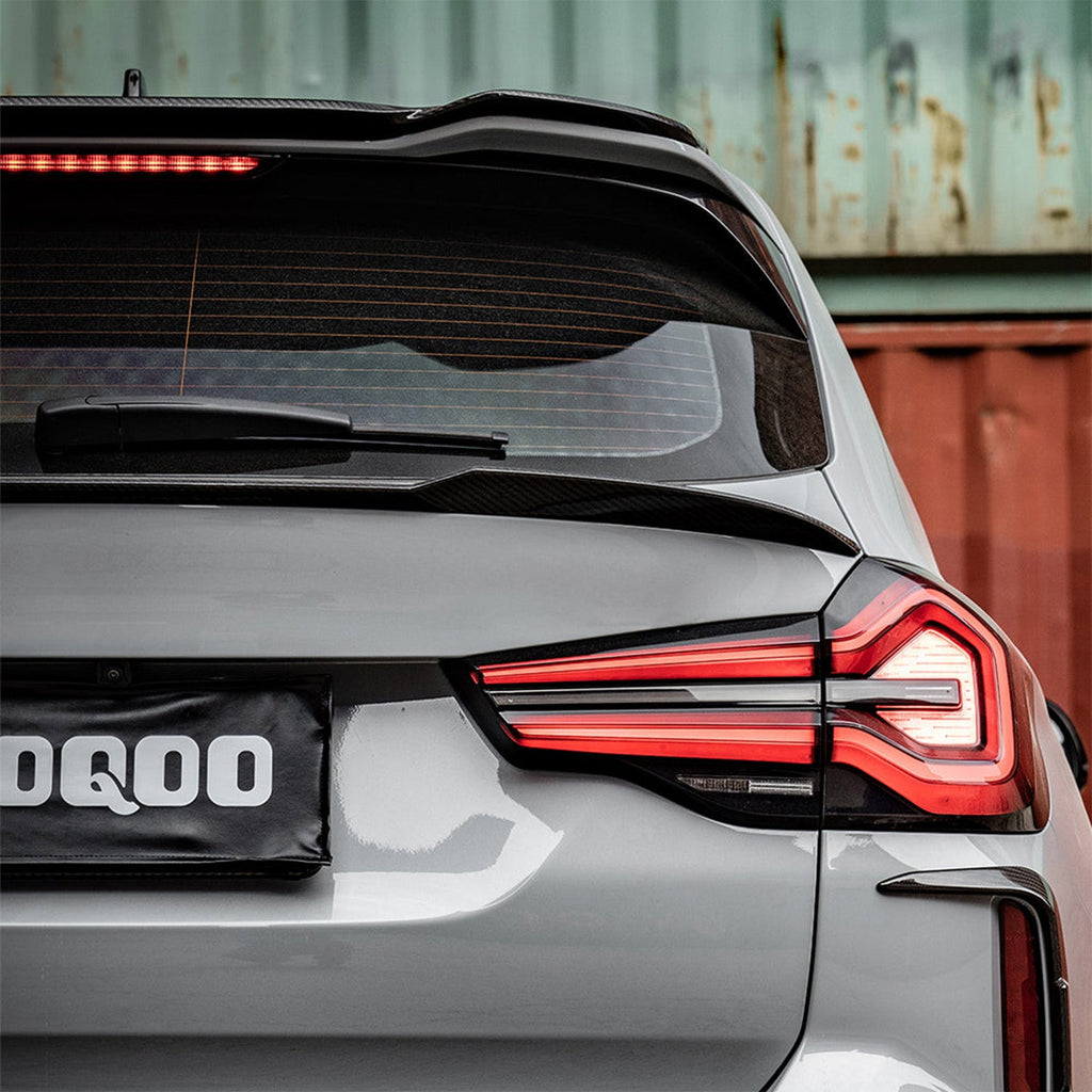 SooQoo BMW F97 X3M LCI SQ Rear Spoiler In Gloss Pre Preg Carbon Fibre (Facelift 2022+)