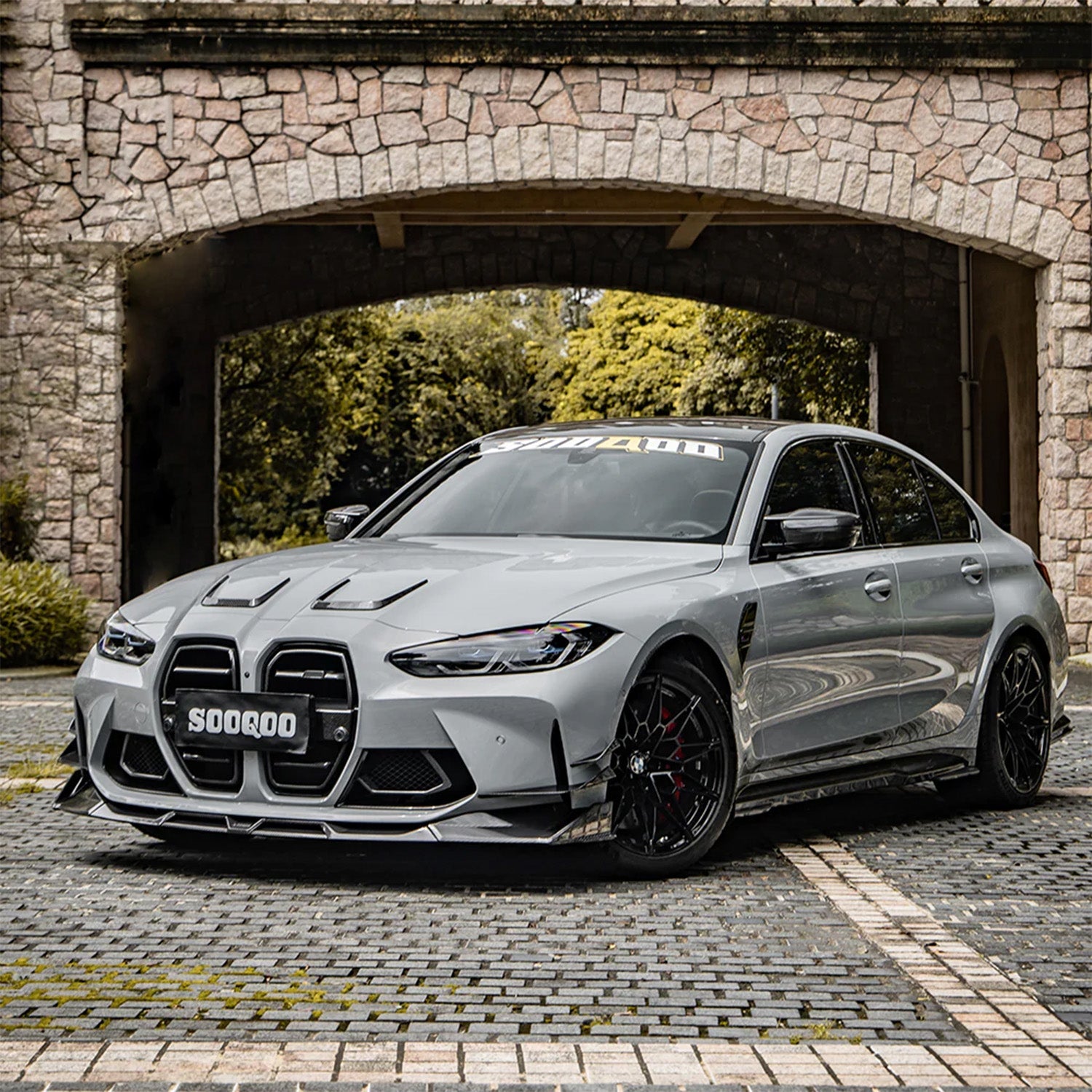 SooQoo BMW G80 M3 SQ Body Kit In Gloss Carbon Fibre