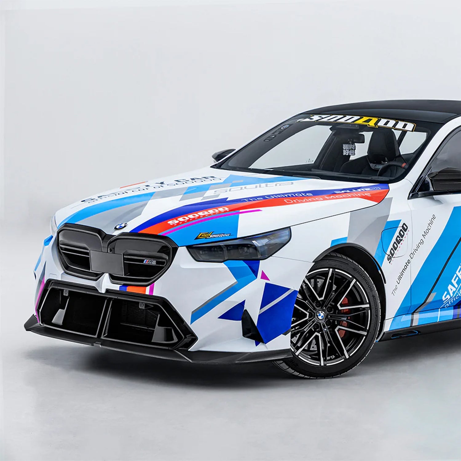 SooQoo BMW G90 & G99 M5 SQ-A Front Splitter In Gloss Carbon Fibre