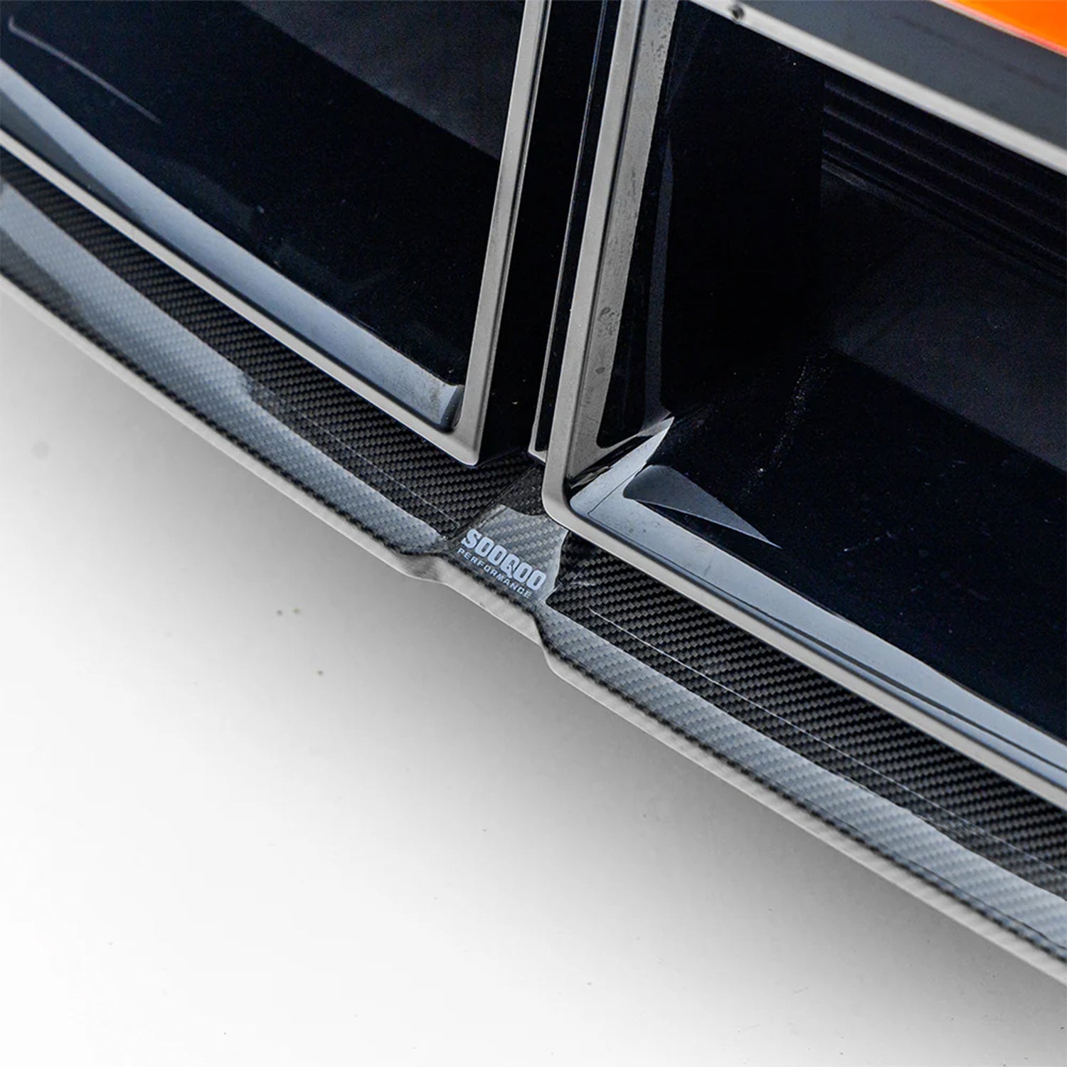 SooQoo BMW G90 & G99 M5 SQ-A Front Splitter In Gloss Carbon Fibre