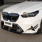 SooQoo BMW G90 & G99 M5 SQ-B Front Splitter In Gloss Carbon Fibre
