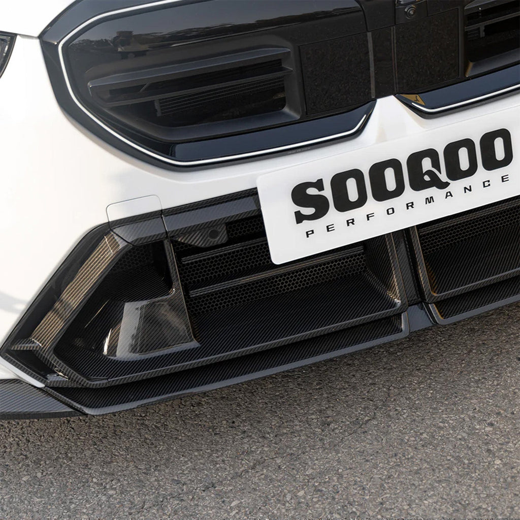 SooQoo BMW G90 & G99 M5 SQ-B Front Splitter In Gloss Carbon Fibre