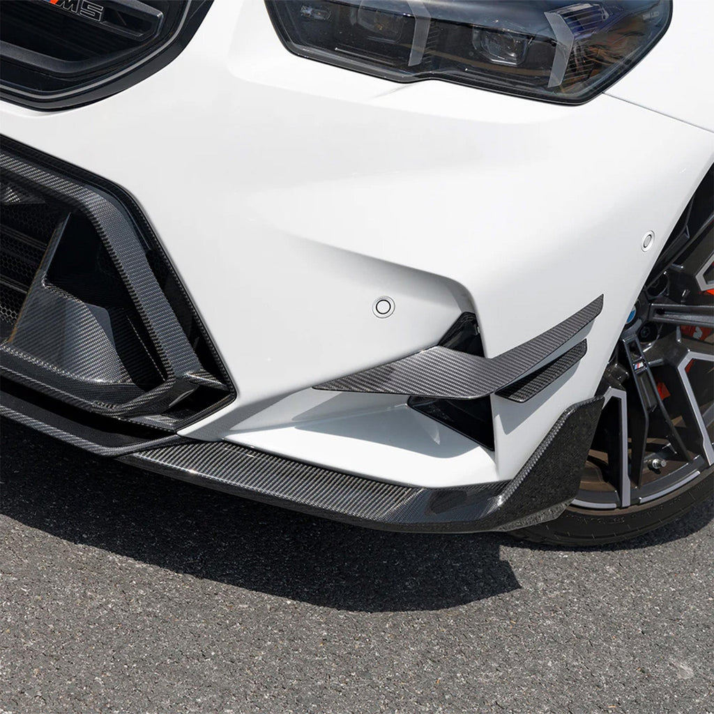 SooQoo BMW G90 & G99 M5 SQ Front Canards In Gloss Carbon Fibre