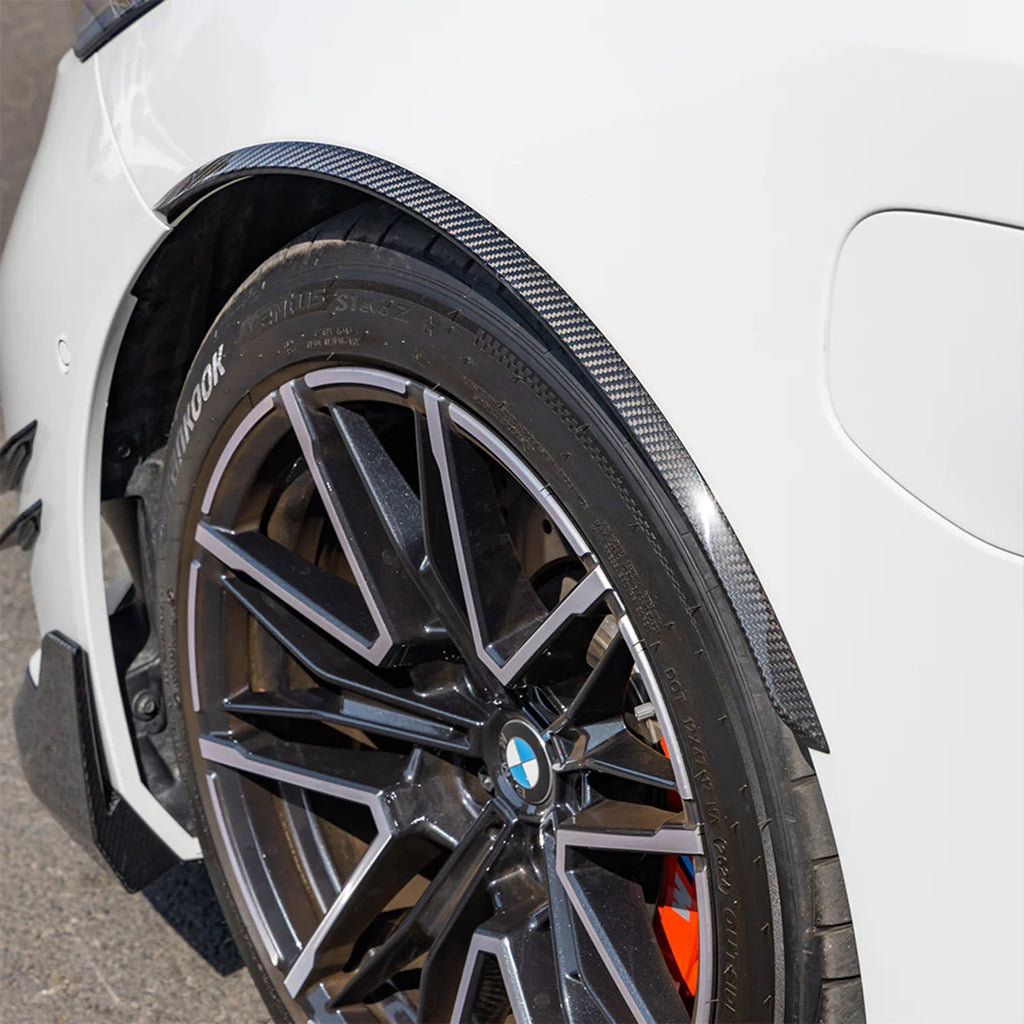 SooQoo BMW G90 & G99 M5 SQ Wheel Arch Trims In Gloss Carbon Fibre