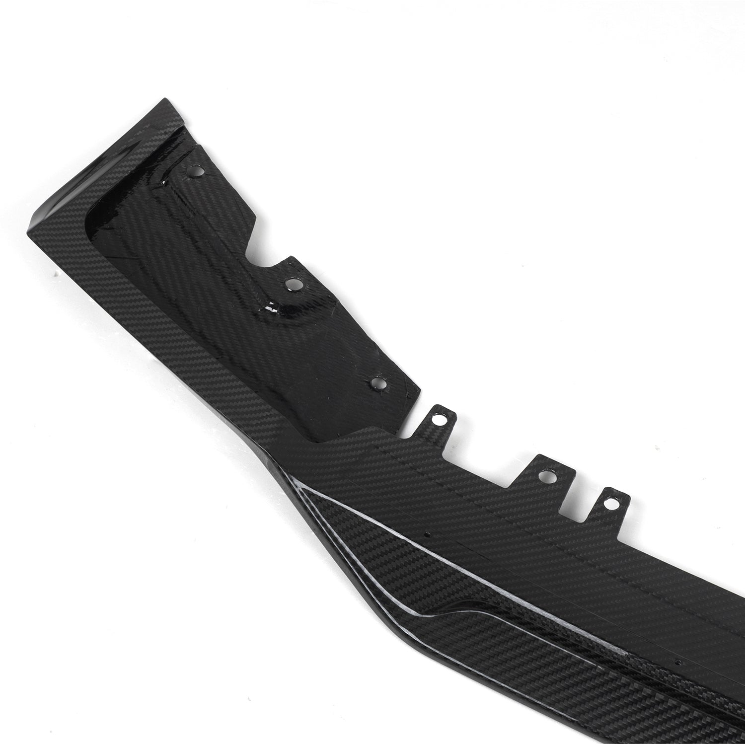 SooQoo BMW X3M F97 & X4M F98 LCI Front Splitter In Gloss Pre Preg Carbon Fibre (Facelift 2022+)