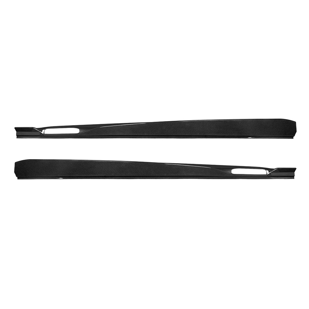 SooQoo BMW F96 X6M & G06 X6 LCI Side Skirts In Gloss Carbon Fibre