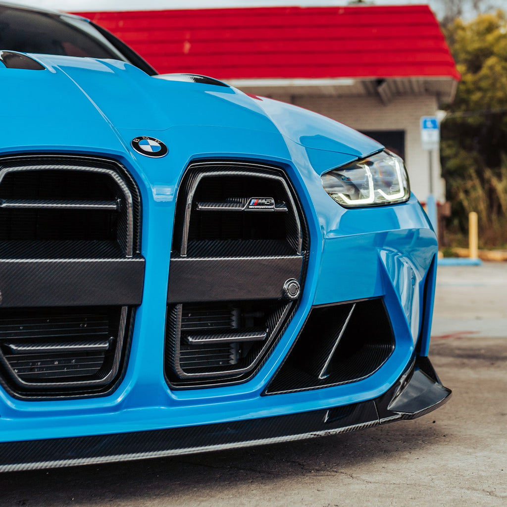 SooQoo BMW M3/M4 SQ Aero Front Grille In Gloss Pre Preg Carbon Fibre (G80/G81/G82/G83)