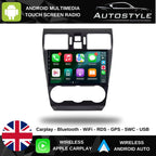 Subaru Forester 4 SJ Impreza XV WRX Apple Carplay / Android Auto 9" Stereo Upgrade RHD 15-19