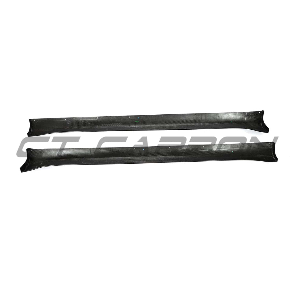 TESLA MODEL Y MK1 2020-2025 CARBON FIBRE SIDE SKIRTS