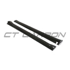 TESLA MODEL Y MK1 2020-2025 CARBON FIBRE SIDE SKIRTS
