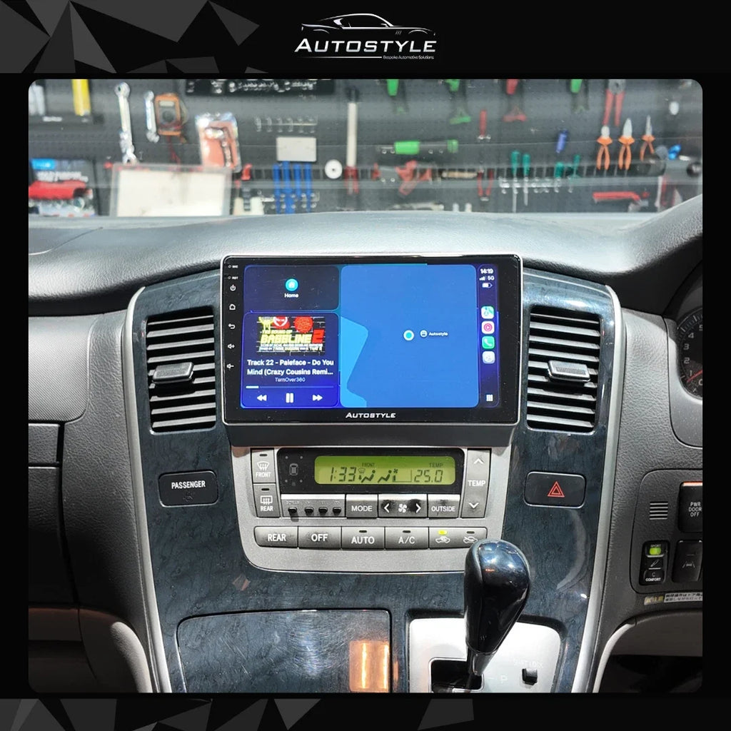 Toyota Alphard 1 AH10 Apple Carplay / Android Auto 9" Stereo Upgrade 2002-2005