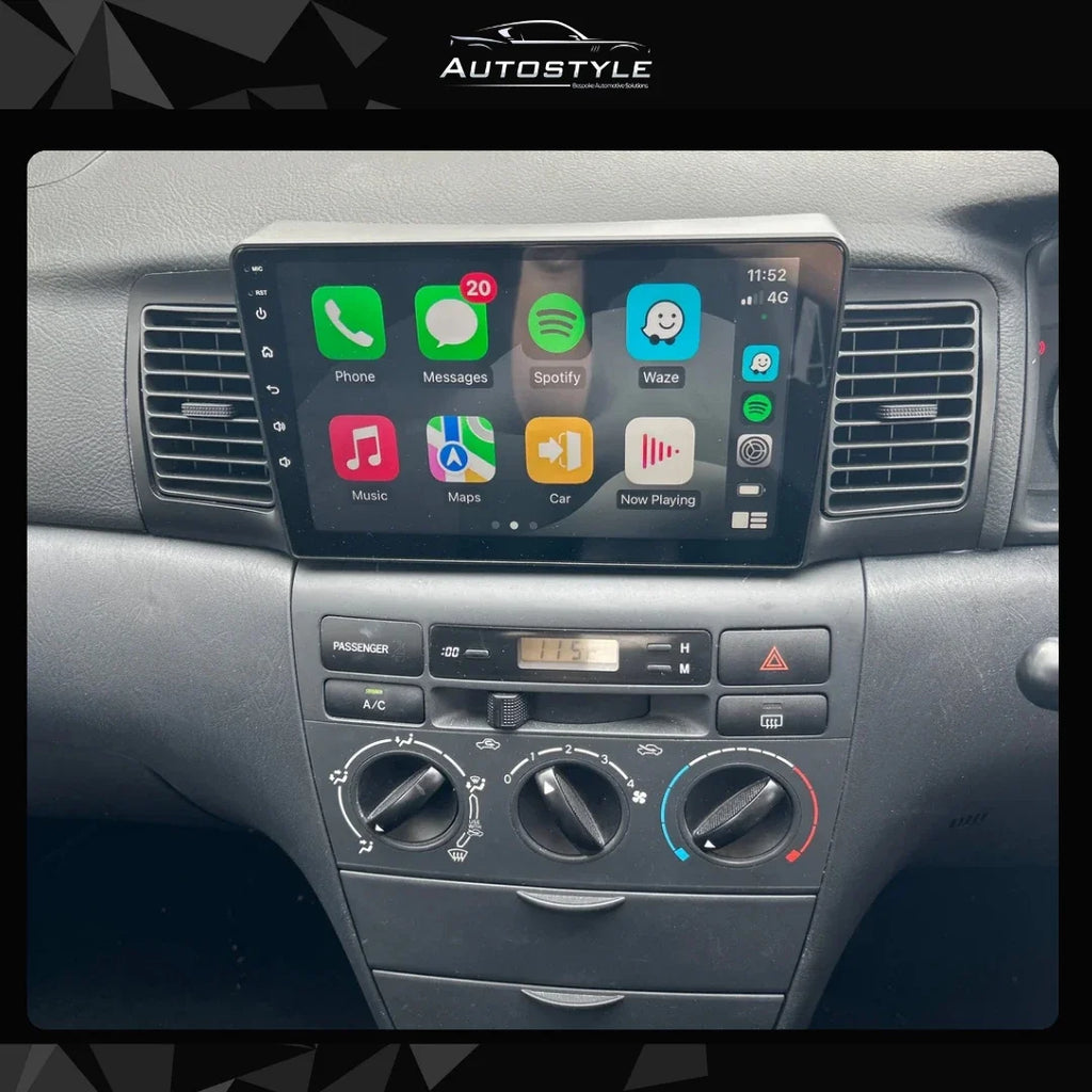 Toyota Corolla E130 E120 Apple Carplay / Android Auto 9" Stereo Upgrade 2002-
