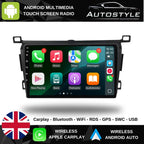 Toyota RAV4 XA40 XA50 Apple Carplay / Android Auto 9" Stereo Upgrade 2012-2018