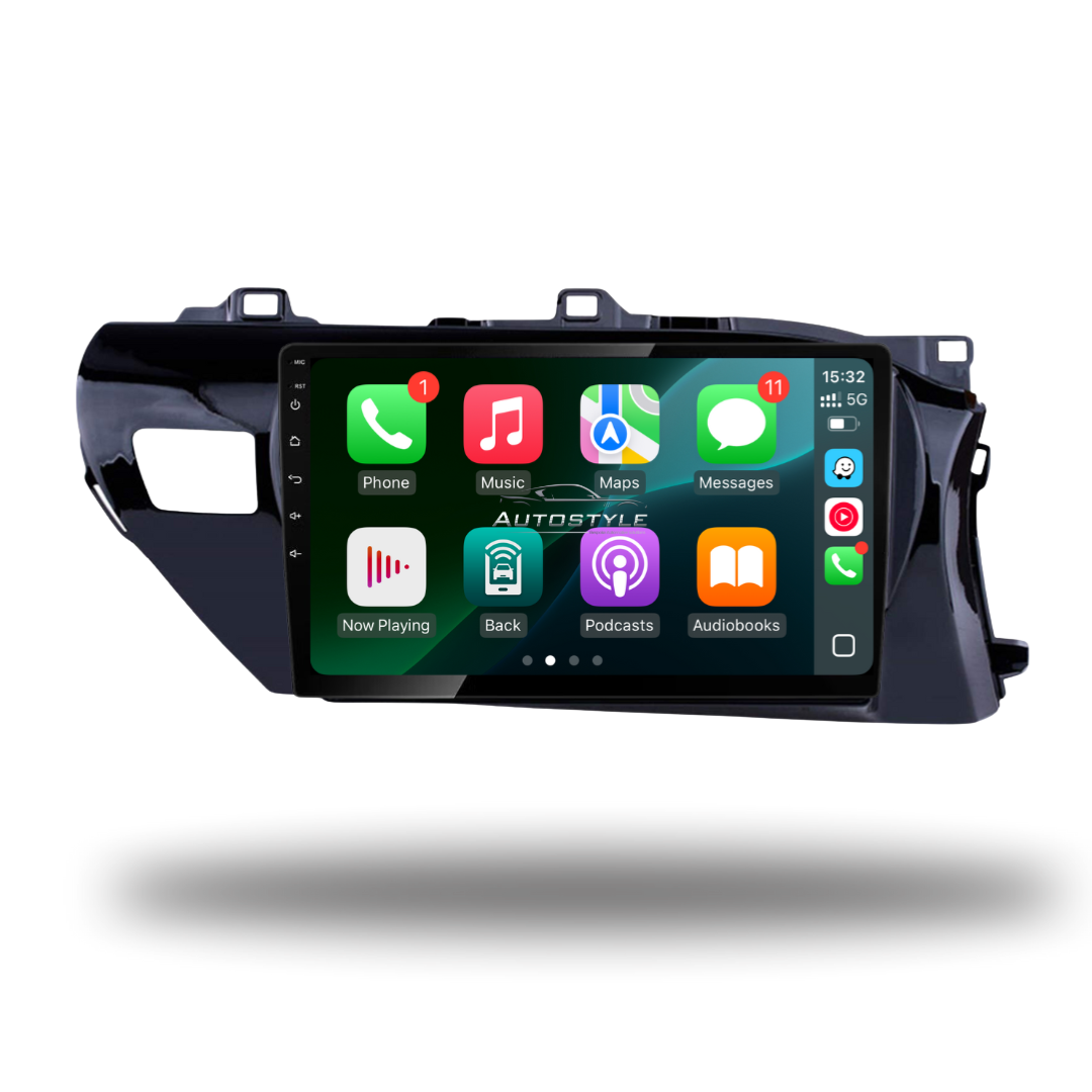 Toyota Hilux Apple Carplay / Android Auto 10" Stereo Upgrade