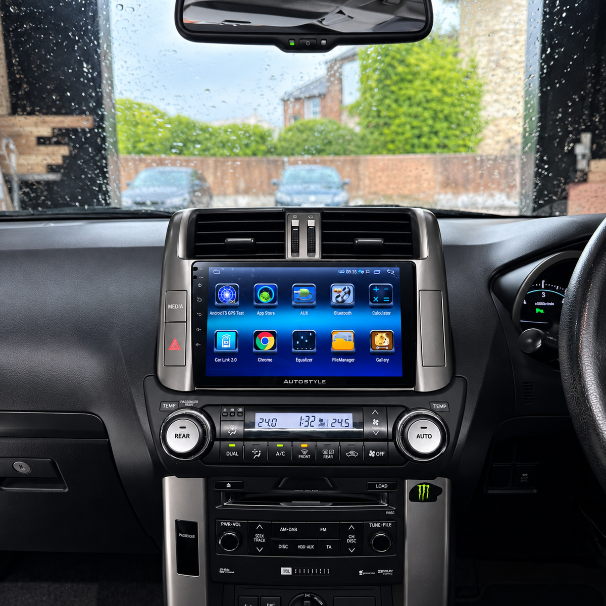 Toyota Land Cruiser Prado 150 Apple Carplay / Android Auto 9" Stereo Upgrade 2009-2013