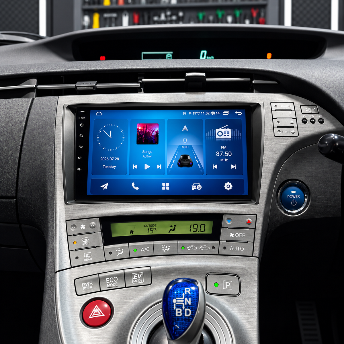 Toyota Prius XW30 Apple Carplay / Android Auto 9" Stereo Upgrade (2009 -2015)