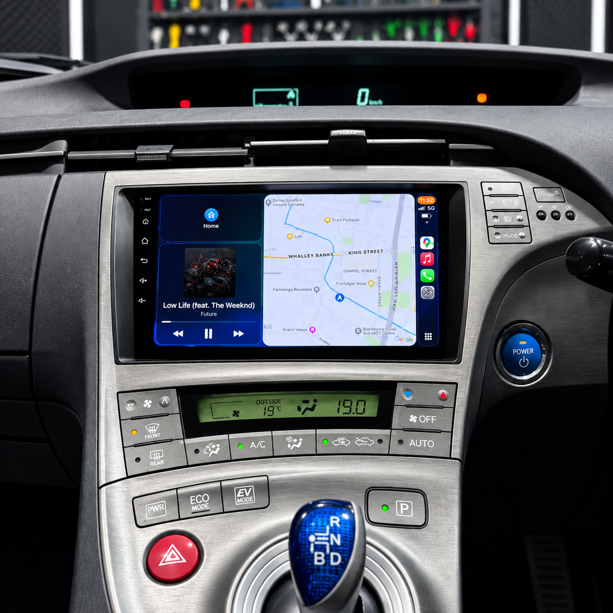 Toyota Prius XW30 Apple Carplay / Android Auto 9" Stereo Upgrade (2009 -2015)