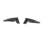 V Style Carbon Fibre 3 Pieces Rear Diffuser for Tesla Model 3 16-23